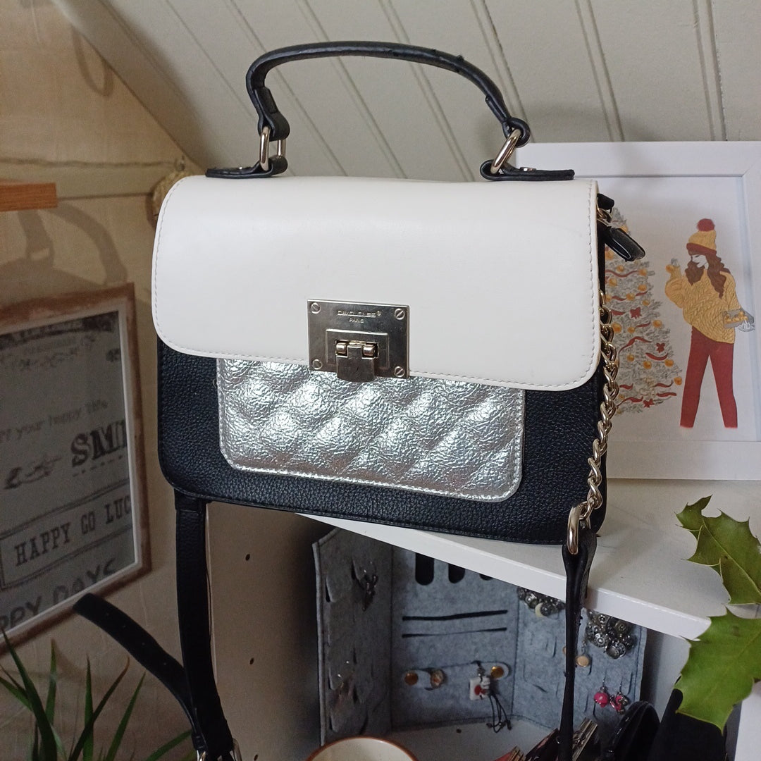 Sac noir et blanc, David Jones
