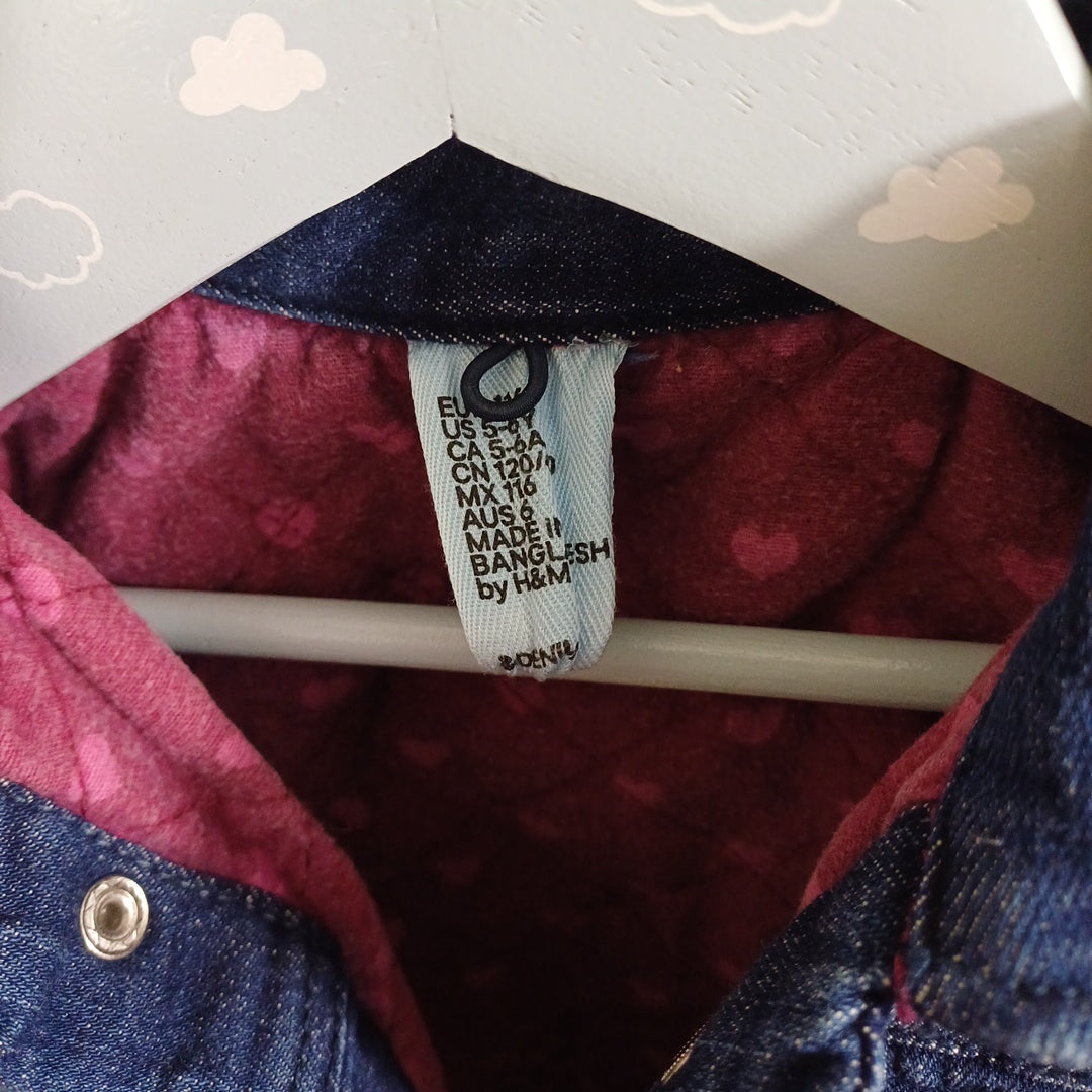Veste en jean,H&M, 5/6 ans