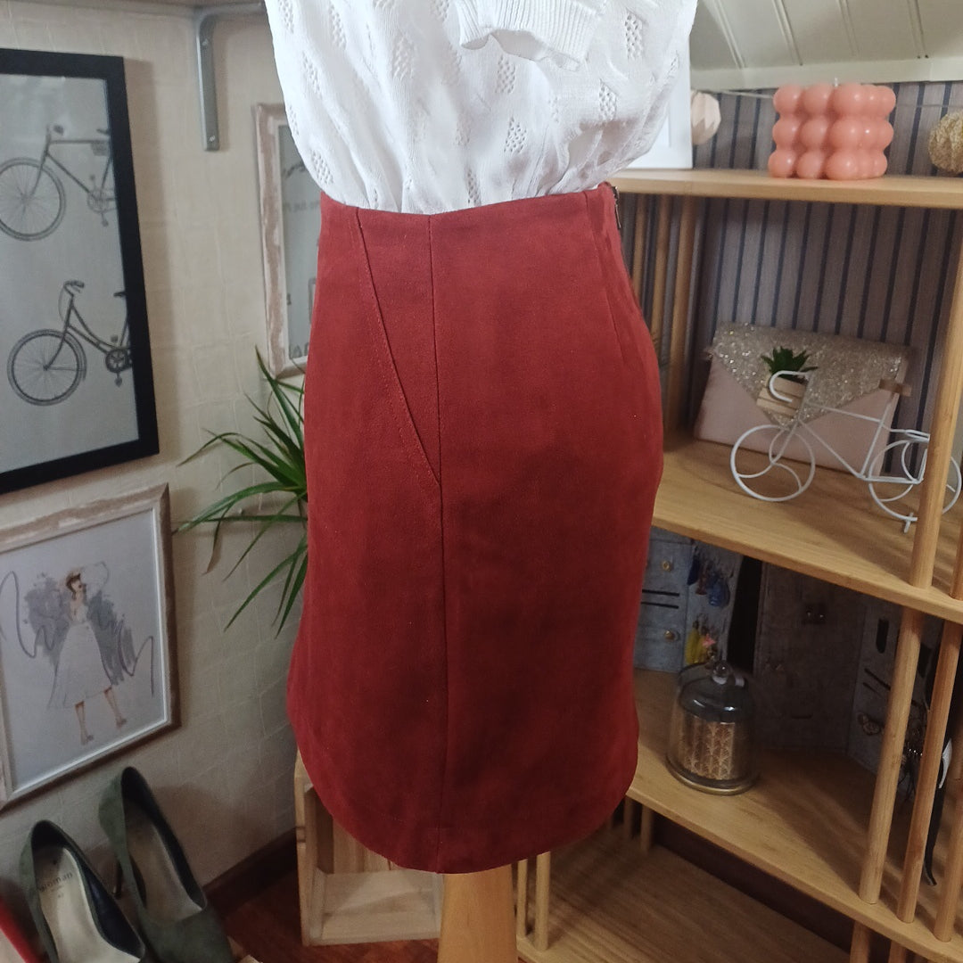 Jupe rouge, Mango, taille 34
