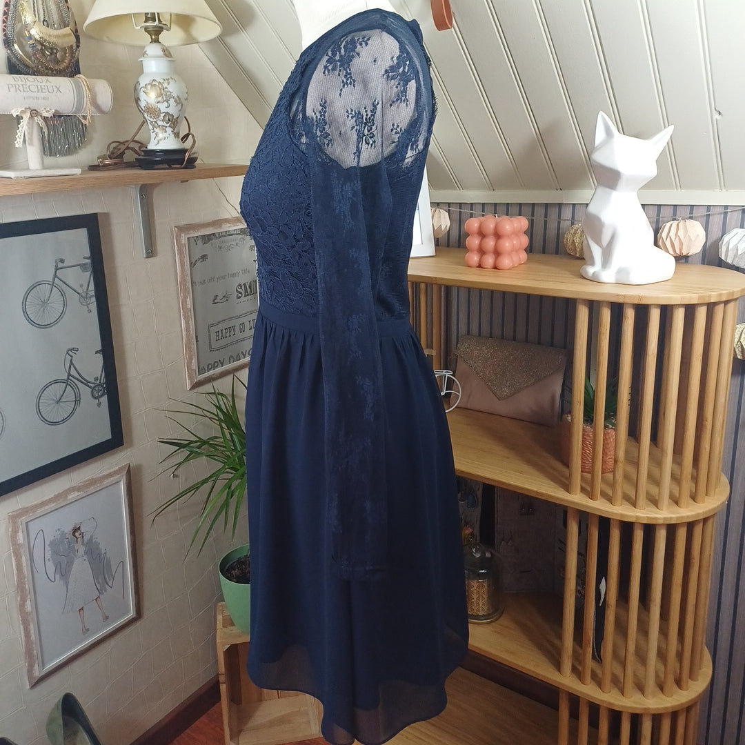 Robe bleue, Eve, taille 36
