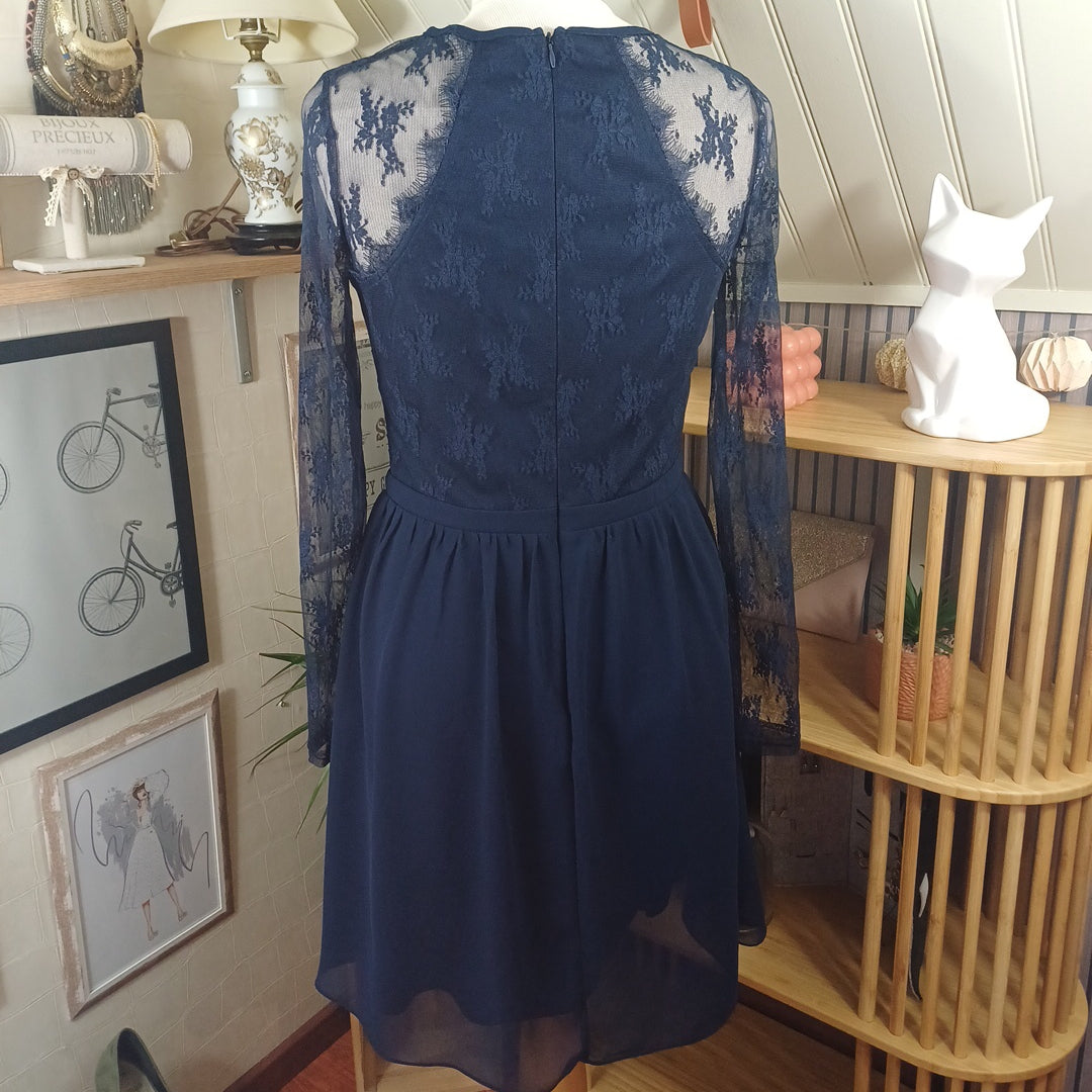 Robe bleue, Eve, taille 36