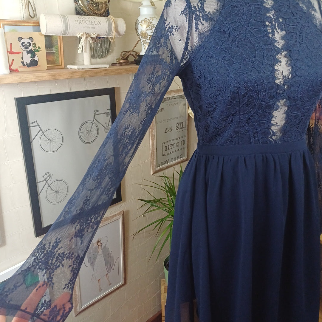 Robe bleue, Eve, taille 36