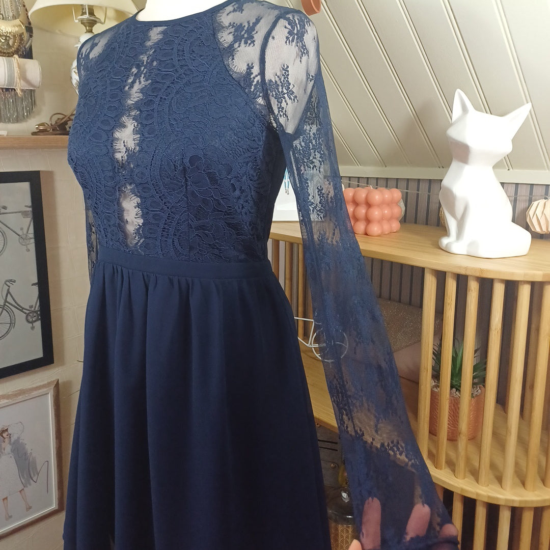 Robe bleue, Eve, taille 36