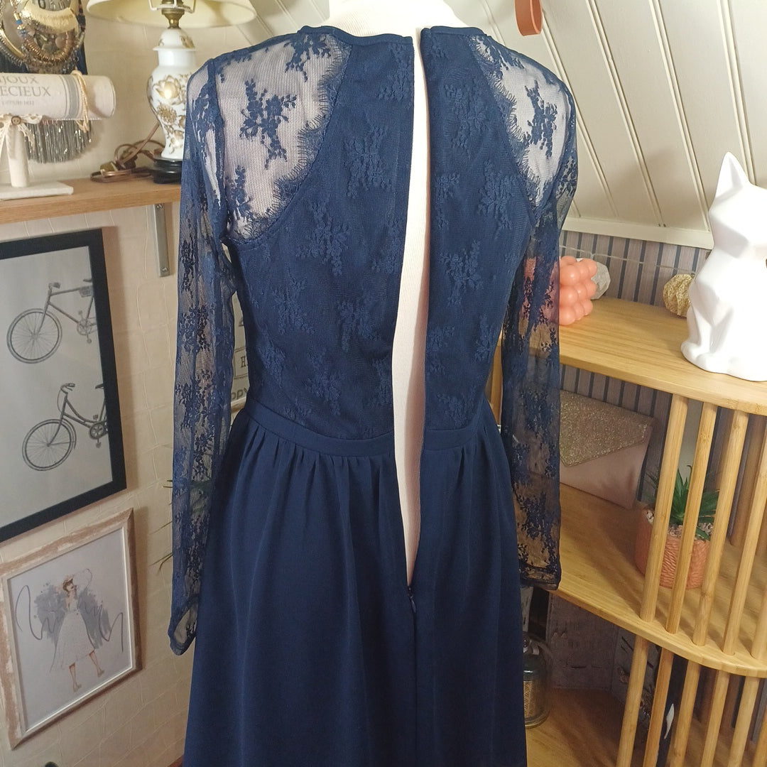 Robe bleue, Eve, taille 36