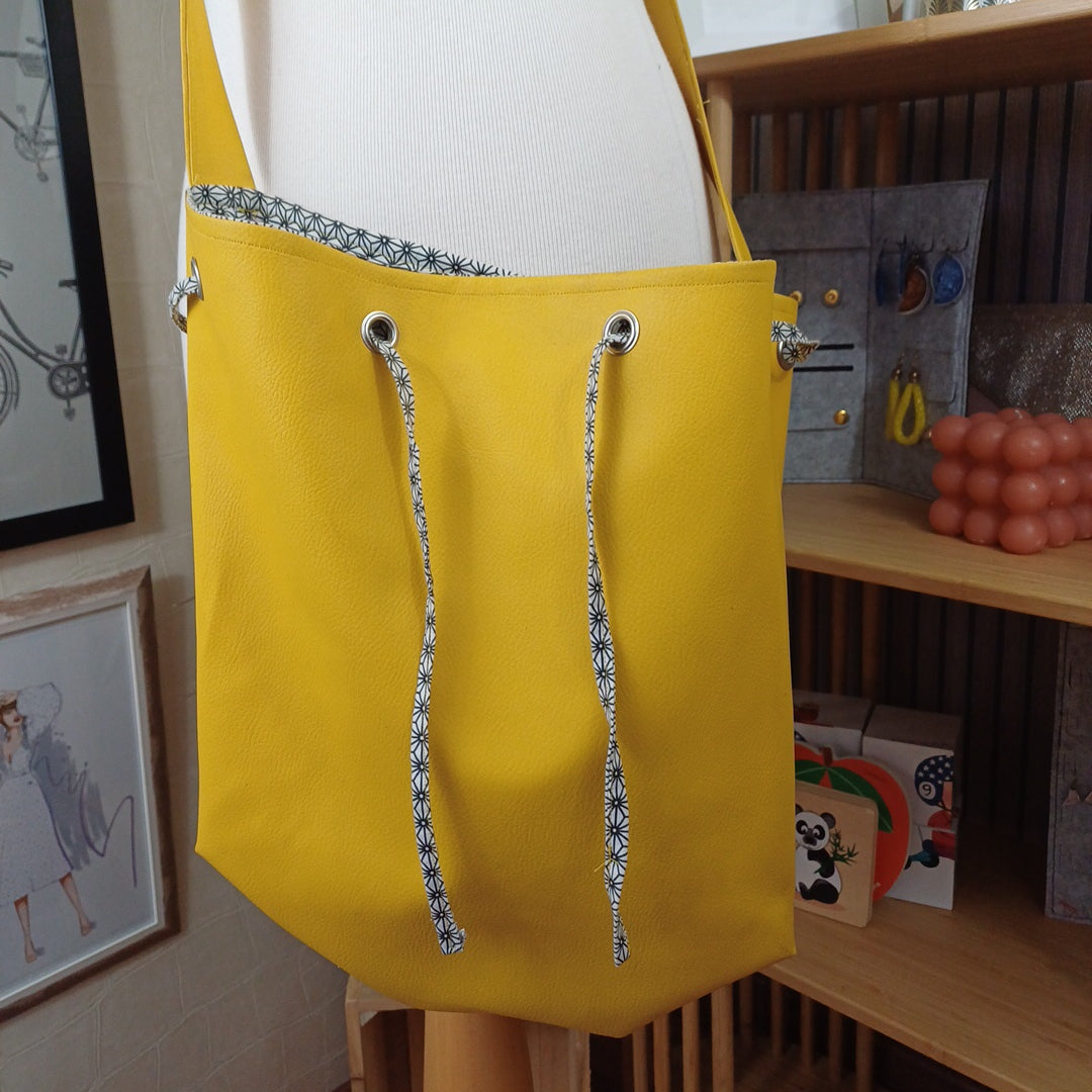 Sac seau jaune