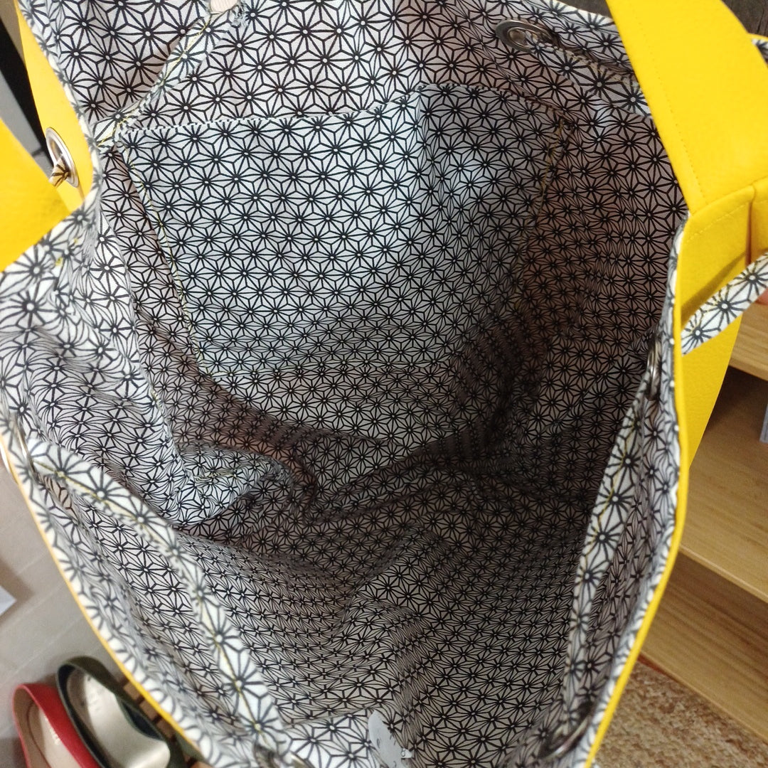 Sac seau jaune
