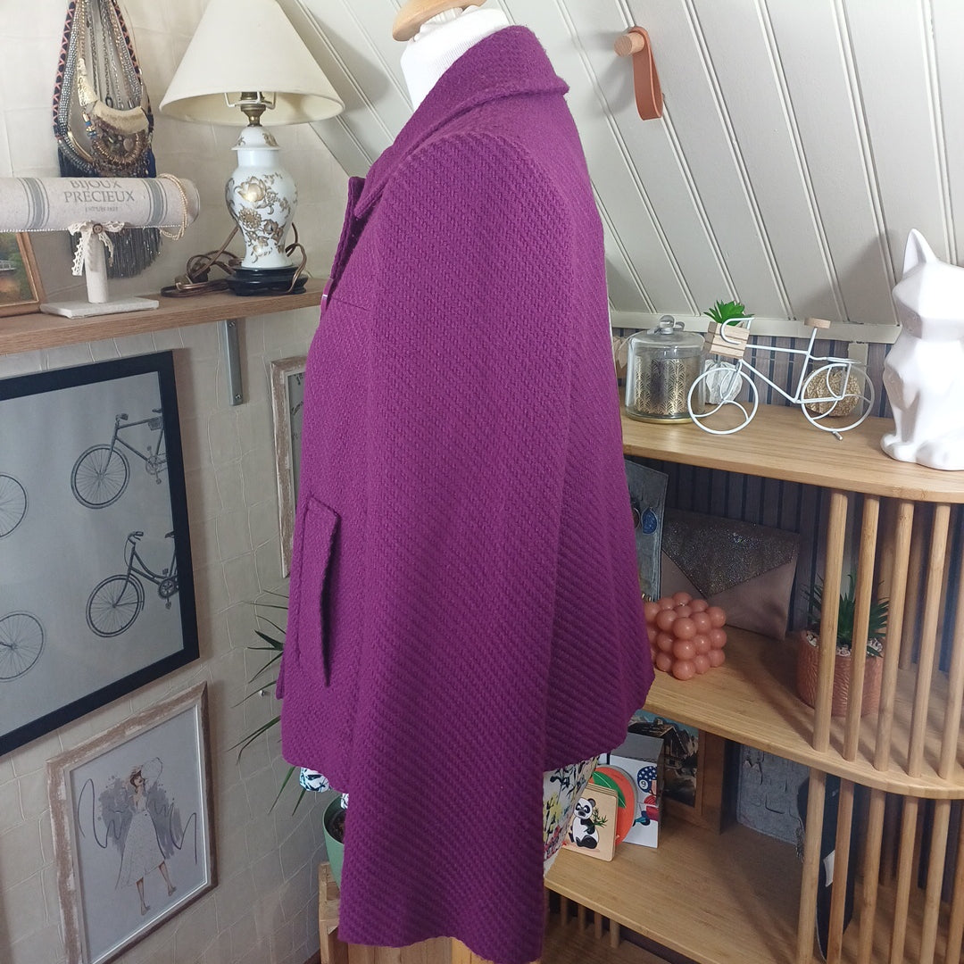 Veste violette, 3suisses, taille 38