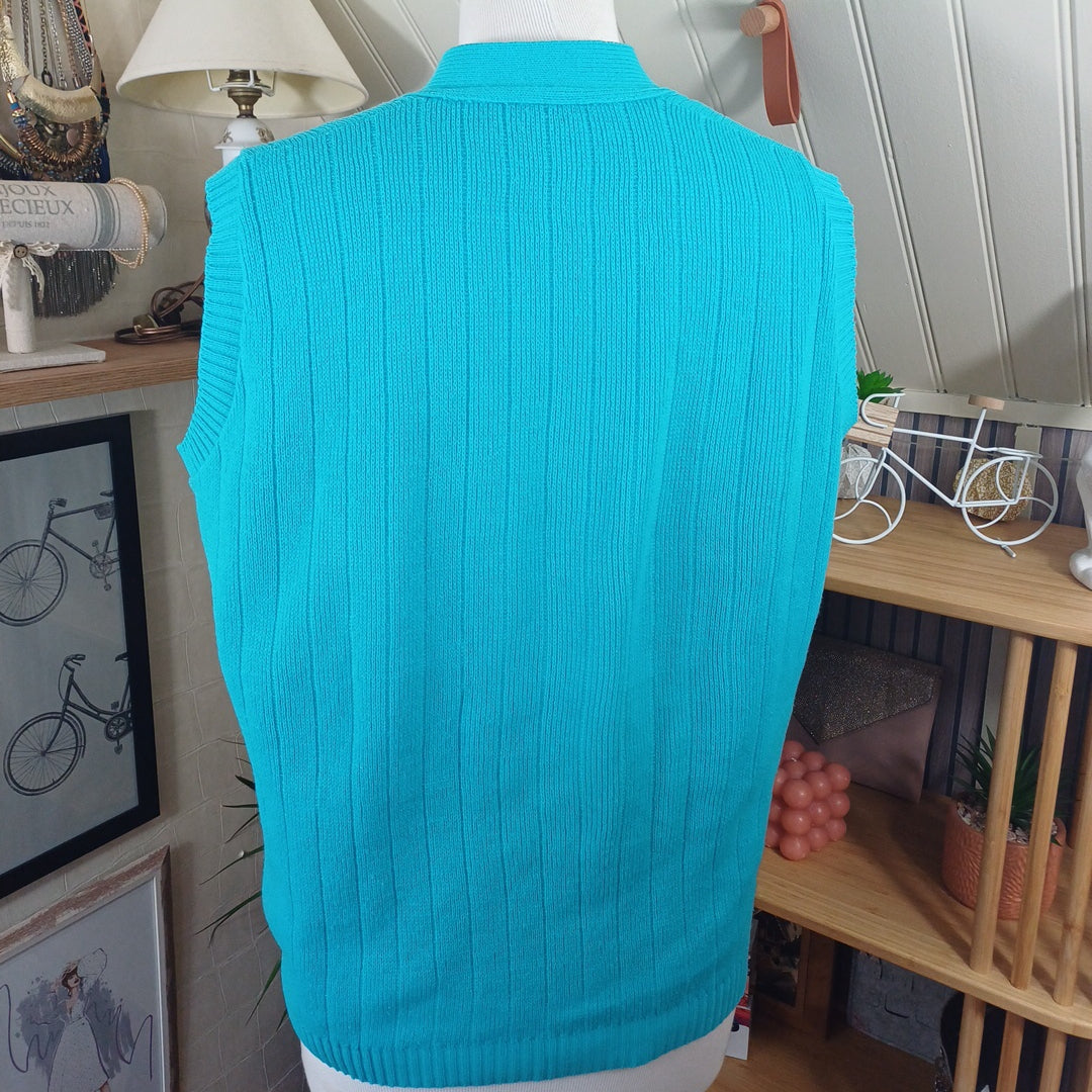 Gilet bleu,taille M