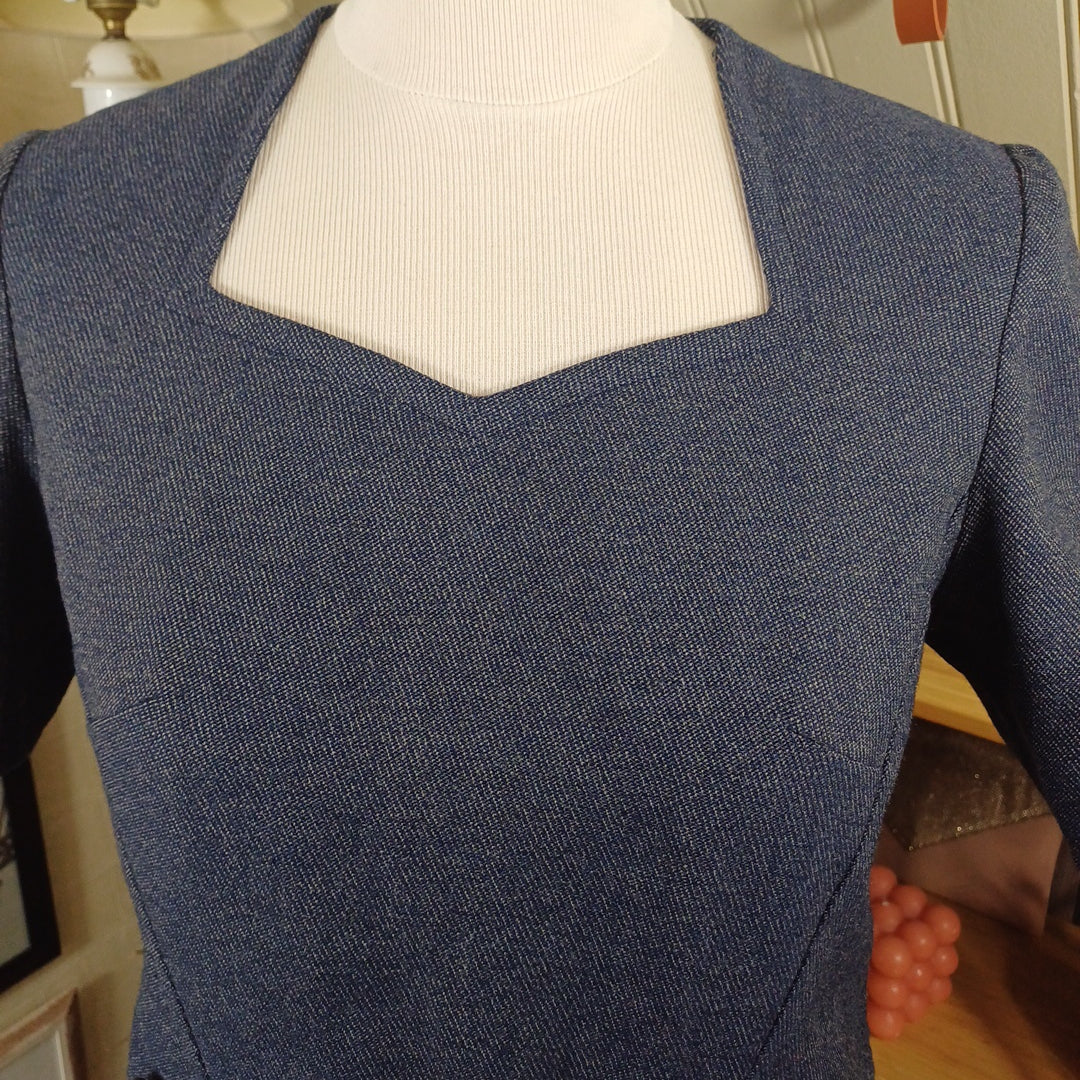Robe bleue, taille 36,38