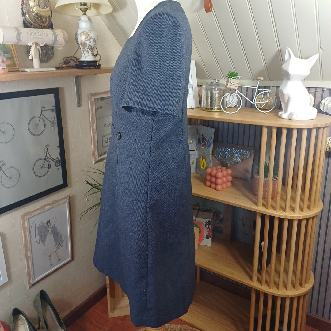 Robe bleue, taille 36,38