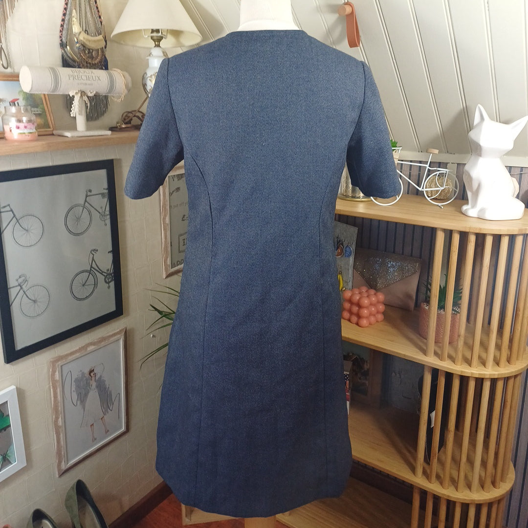 Robe bleue, taille 36,38