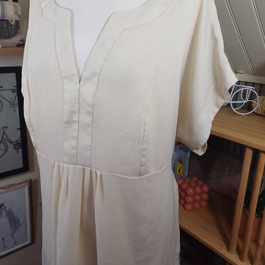 Tunique beige, Bonprix, taille 56
