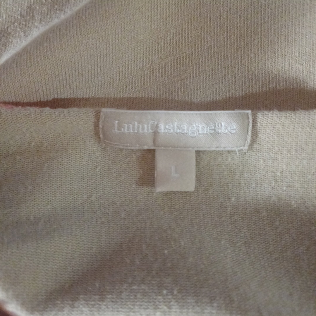 Pull beige, Lulu Castagnette, taille L