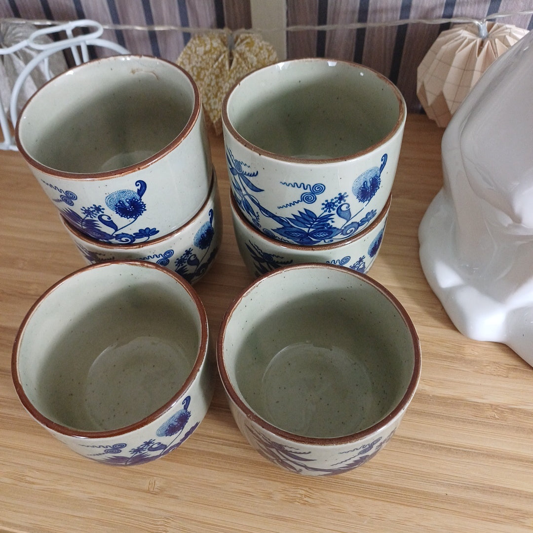 6 tasses à motifs