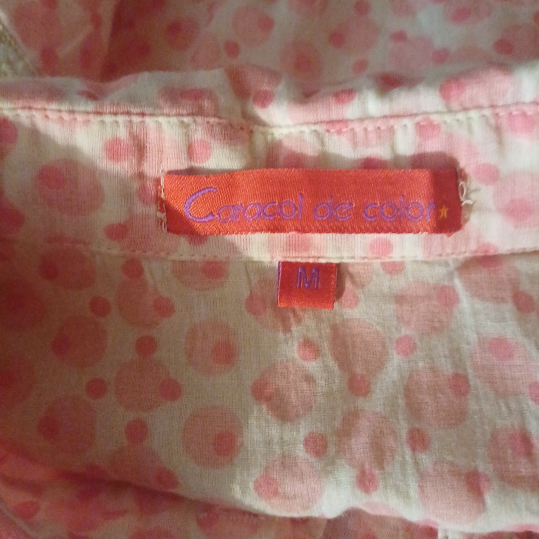 Chemise rose,Caracol de color, taille M