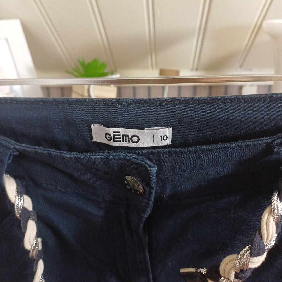 Pantacourt bleu, Gémo, taille 10 ans