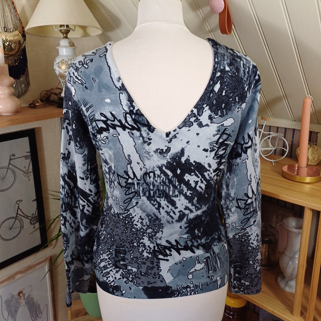 Haut bleu gris, Bagutti, taille L