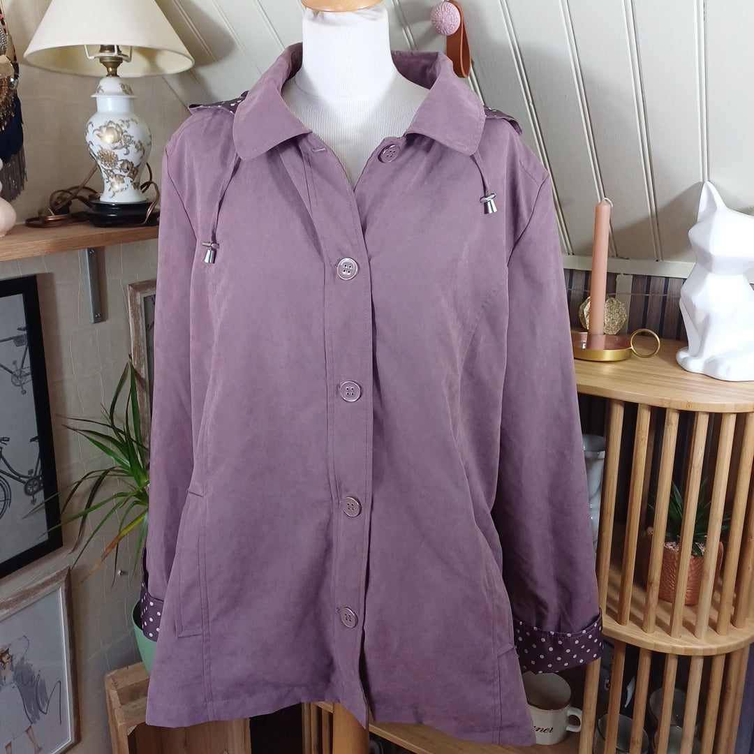 Veste violette, Damart, taille 50/52