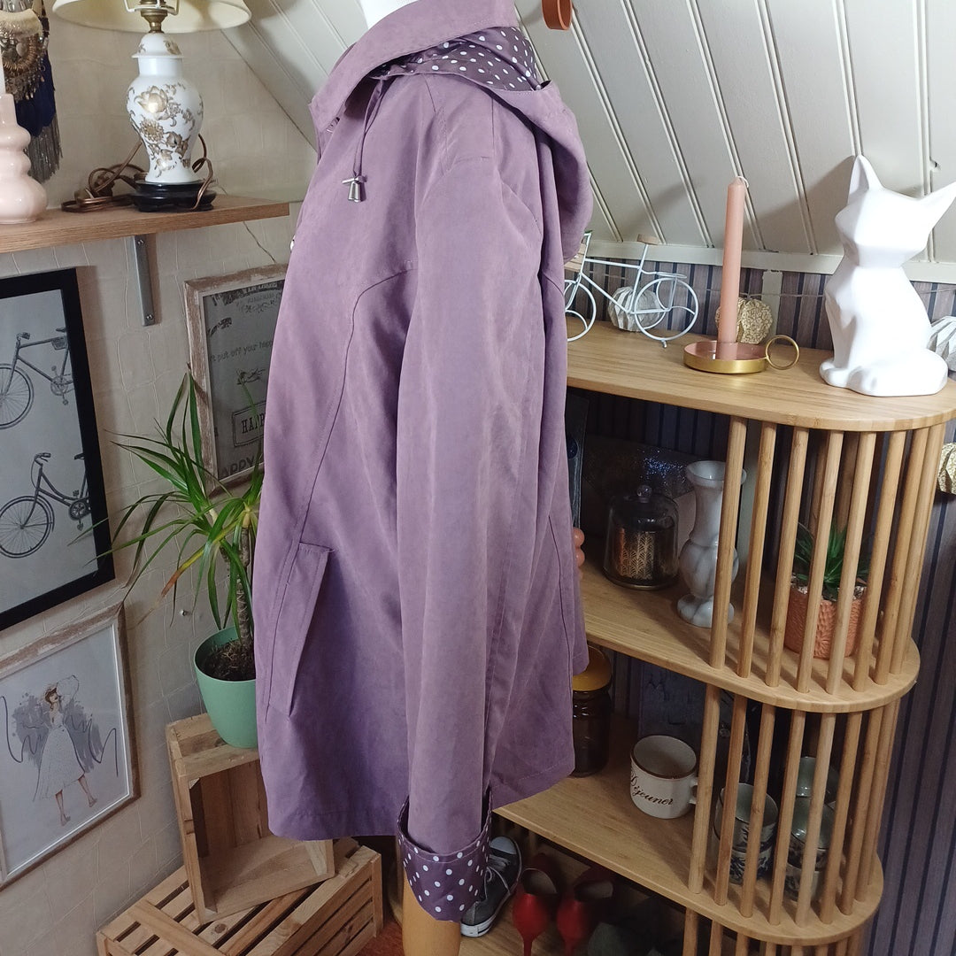 Veste violette, Damart, taille 50/52