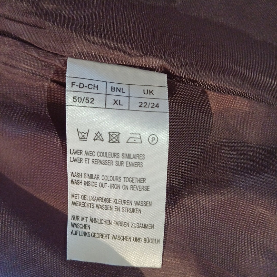 Veste violette, Damart, taille 50/52