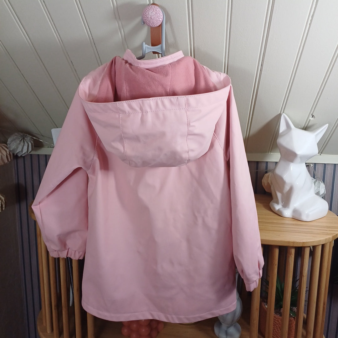 Parka rose,smiley world, taille 5 ans
