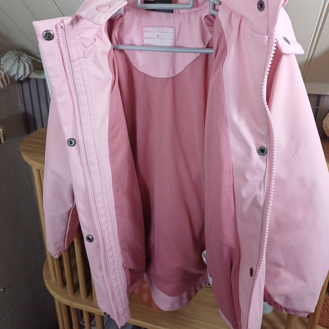 Parka rose,smiley world, taille 5 ans