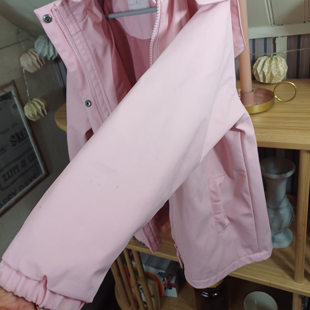 Parka rose,smiley world, taille 5 ans