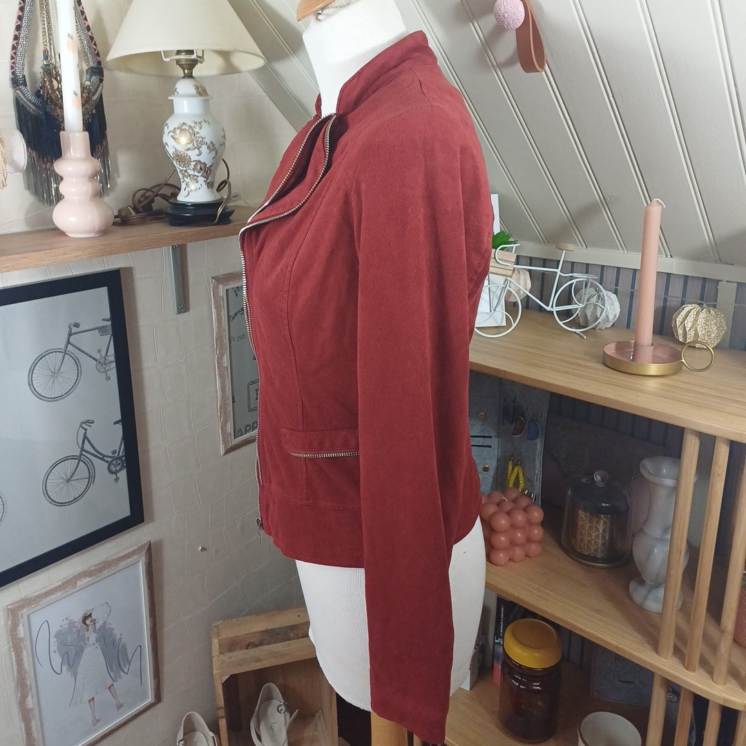 Veste rouge, Bréal, taille 38