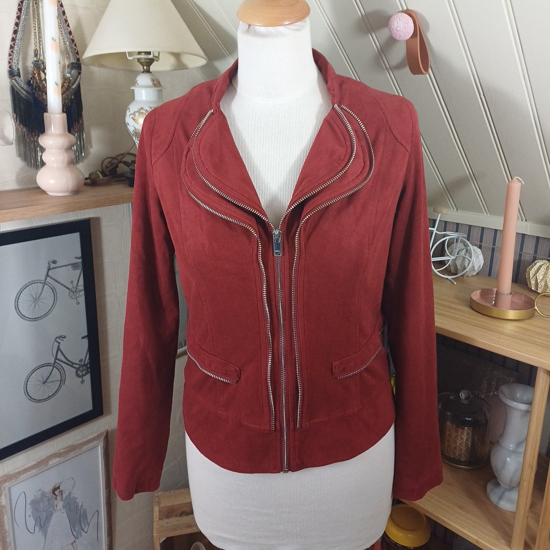 Veste rouge, Bréal, taille 38
