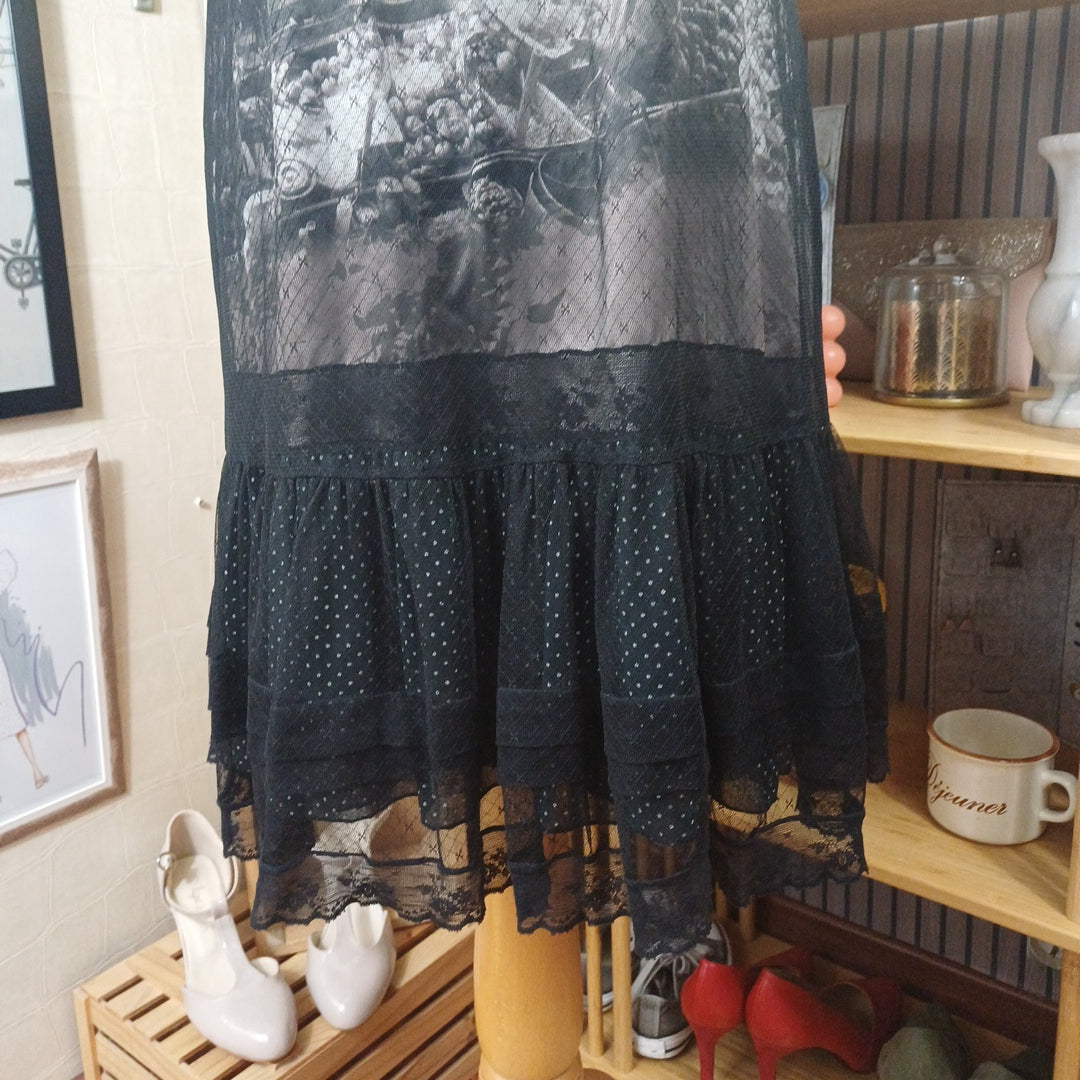 Robe noire et grise, Cop.Copine, taille 36/38
