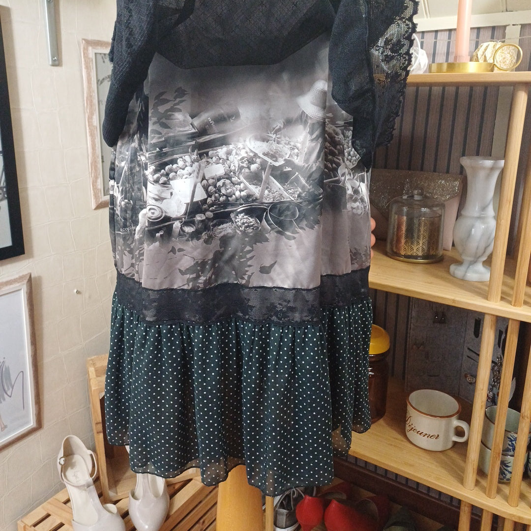 Robe noire et grise, Cop.Copine, taille 36/38