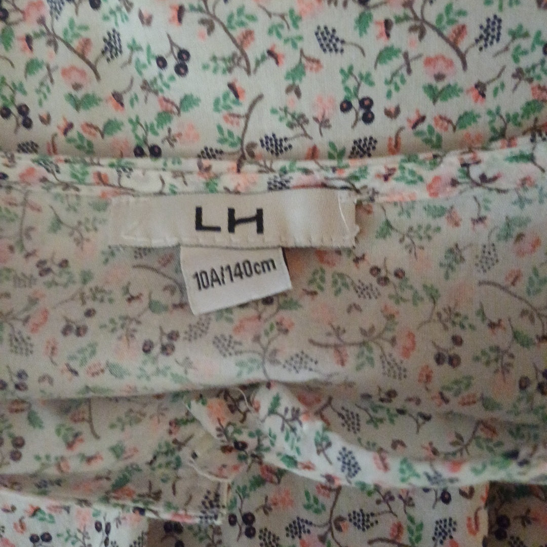 Blouse fleurie, La Halle, taille 10 ans