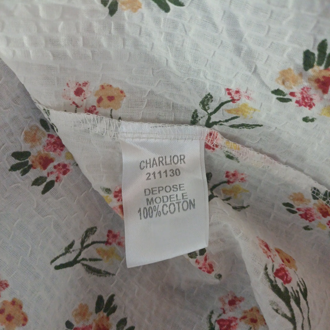 Blouse fleurie, Charlior, taille M
