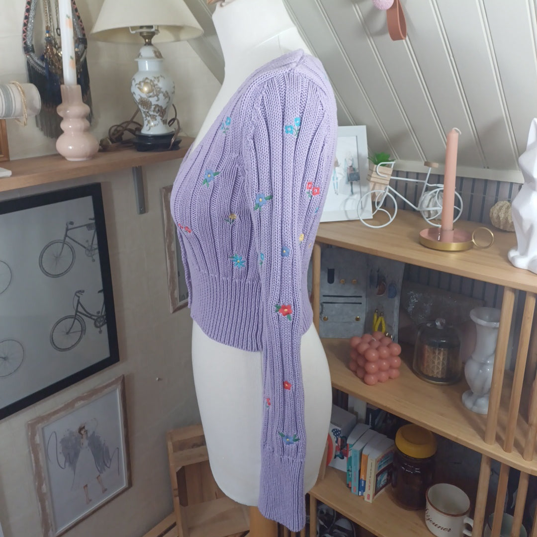 Gilet mauve, Pimkie, taille XS