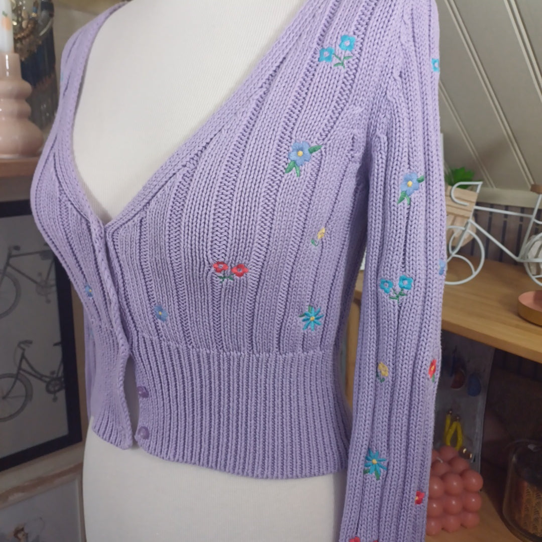 Gilet mauve, Pimkie, taille XS