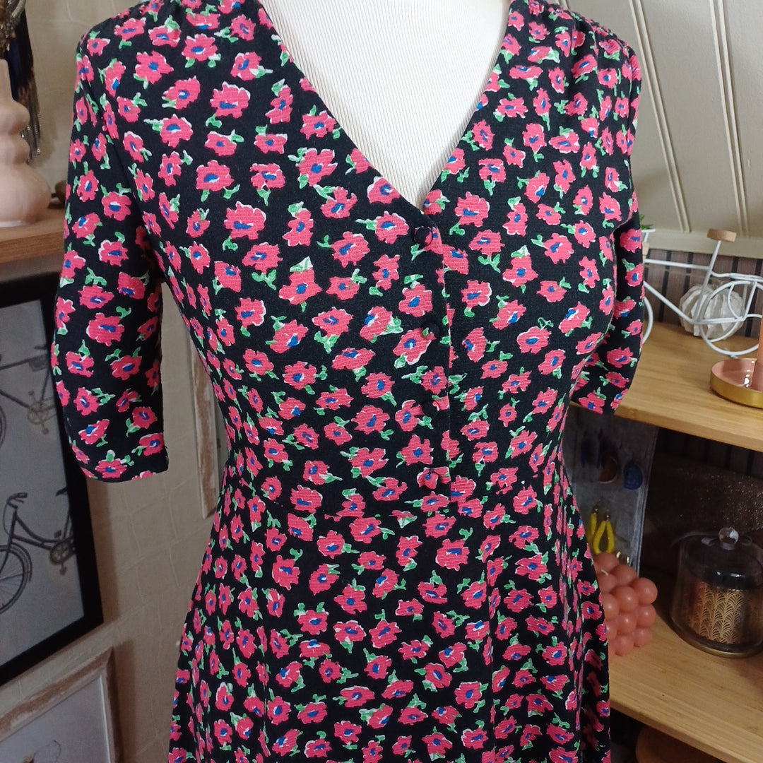 Robe fleurie, Camaïeu, taille 36