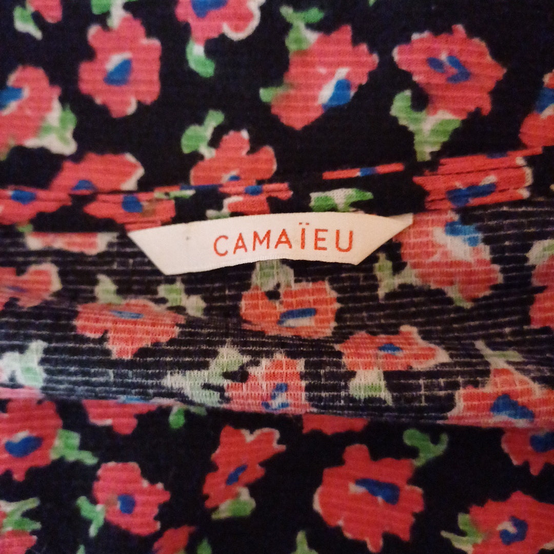 Robe fleurie, Camaïeu, taille 36