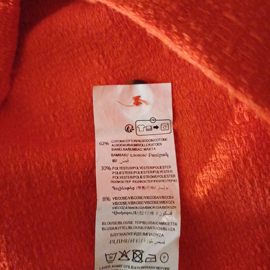 Débardeur rouge, kiabi, taille L