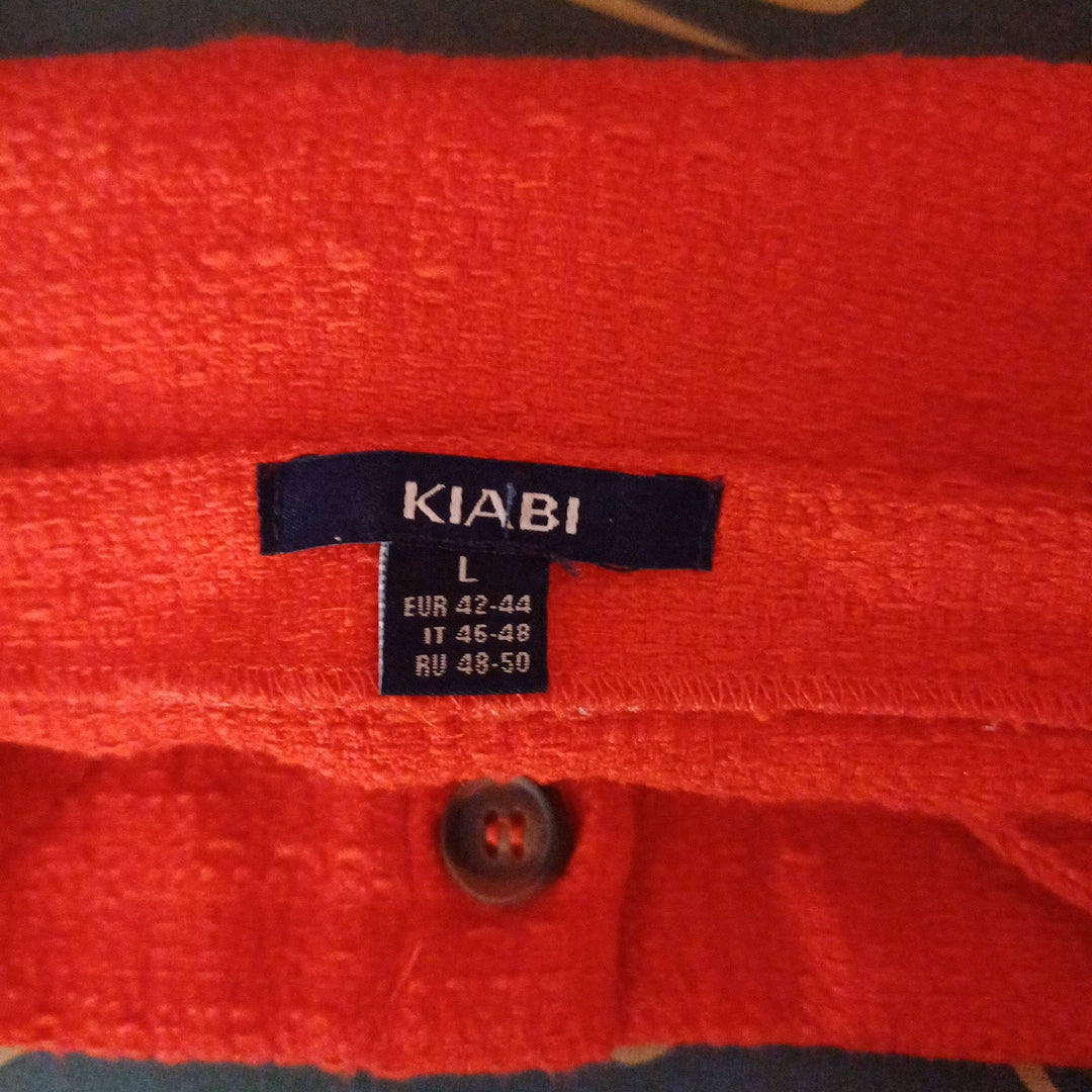 Débardeur rouge, kiabi, taille L