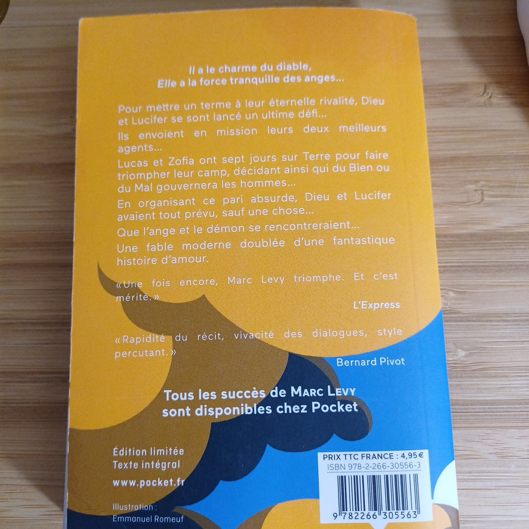 Livre " sept jours pour une éternité..." de Marc Levy