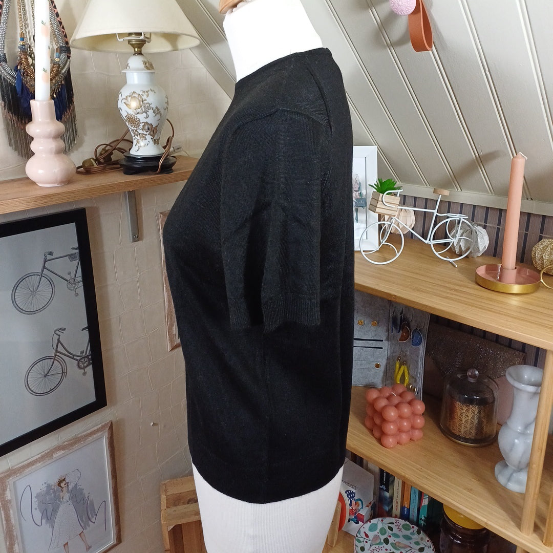 Haut noir, Courtelle, taille 36/38