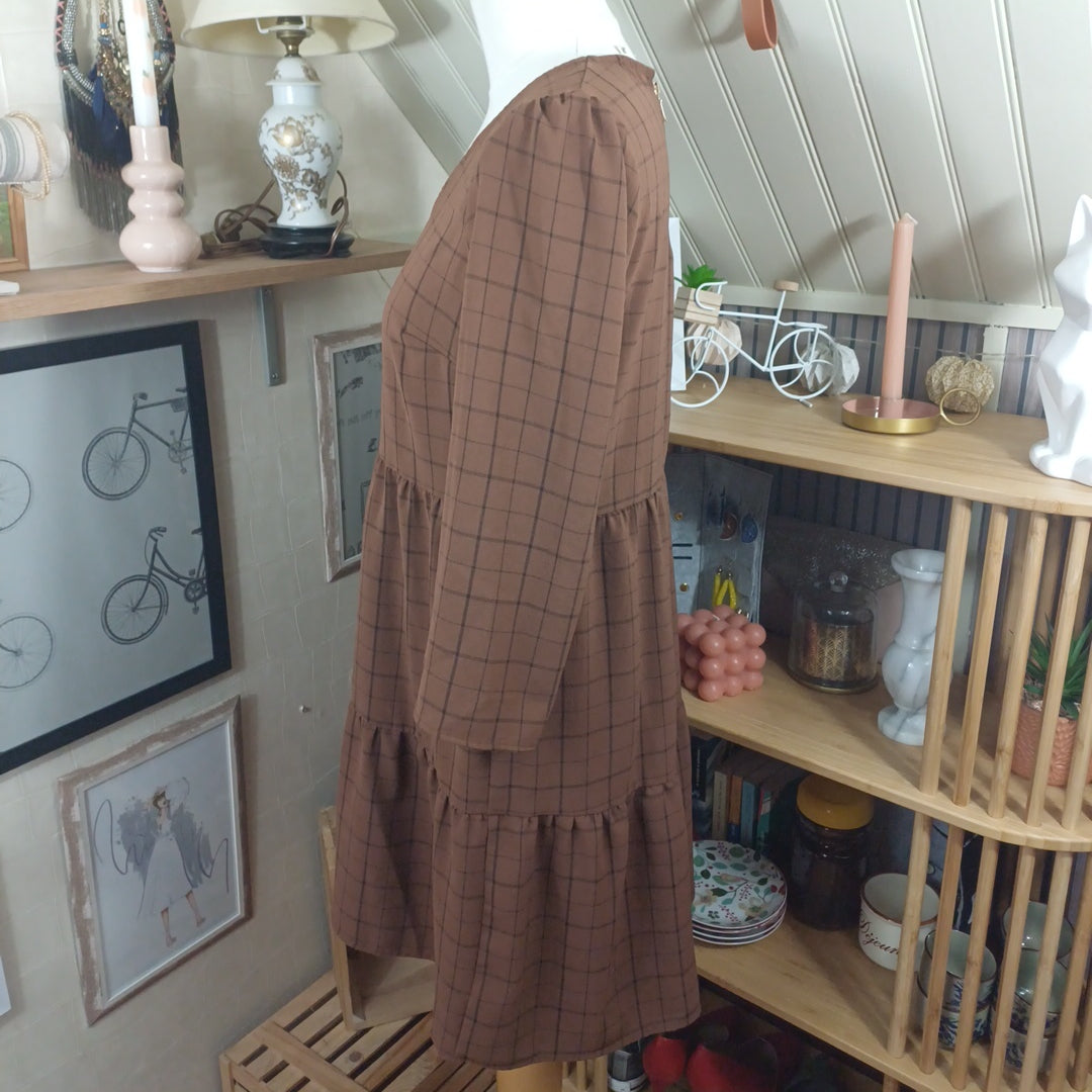 Robe marron, Grain de malice, taille 38