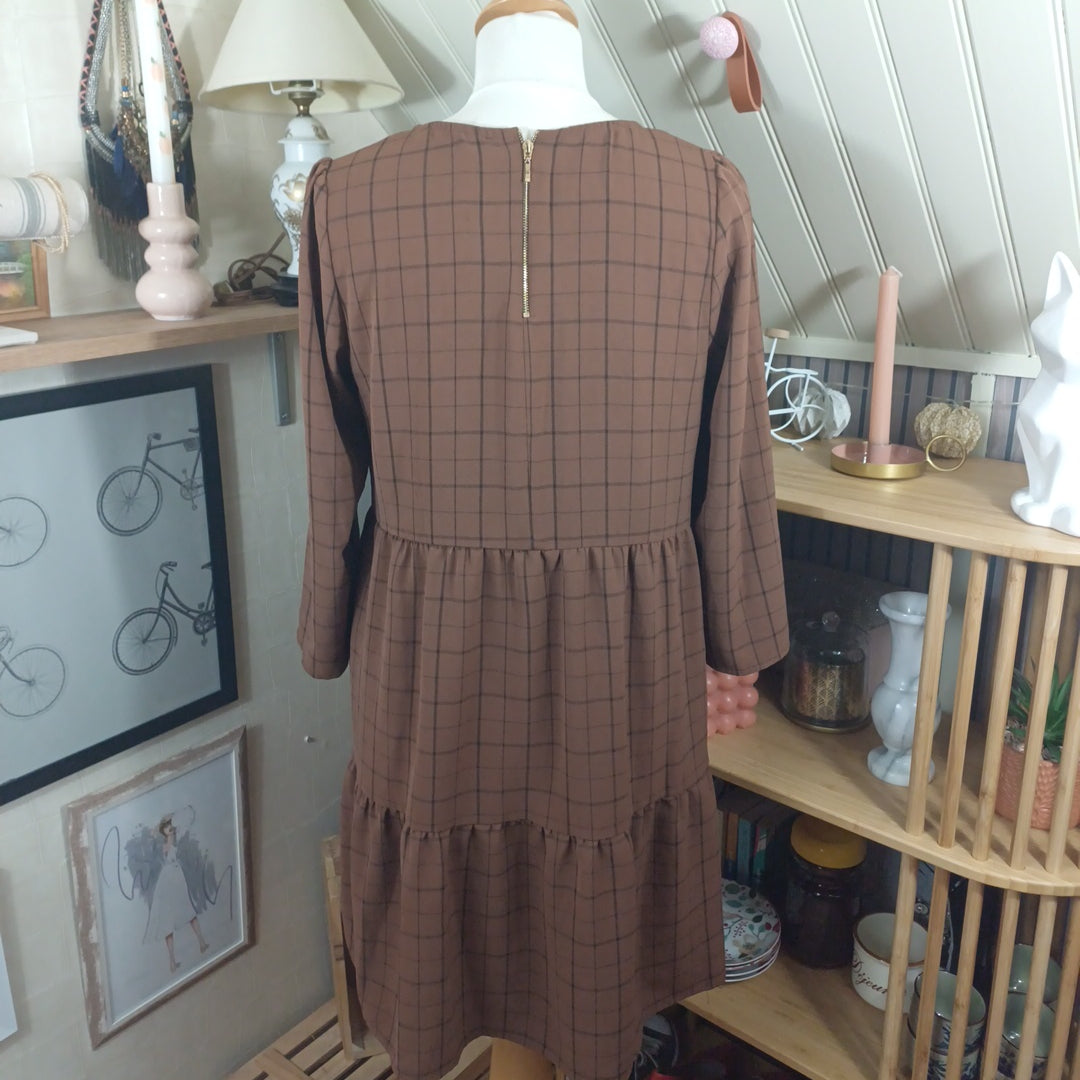 Robe marron, Grain de malice, taille 38