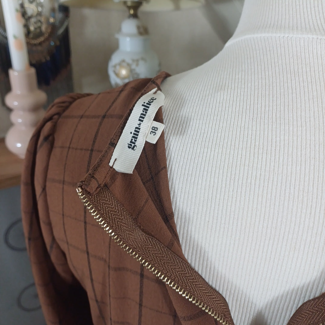Robe marron, Grain de malice, taille 38