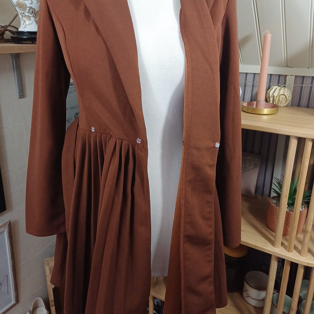 Robe marron, Shein, taille XS