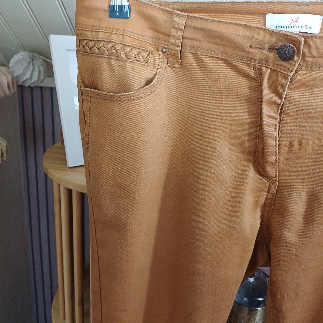 Pantalon marron, Jacqueline Riu, taille 44