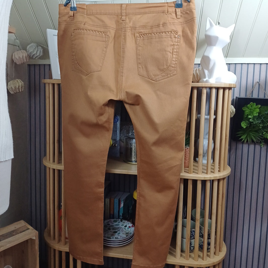 Pantalon marron, Jacqueline Riu, taille 44