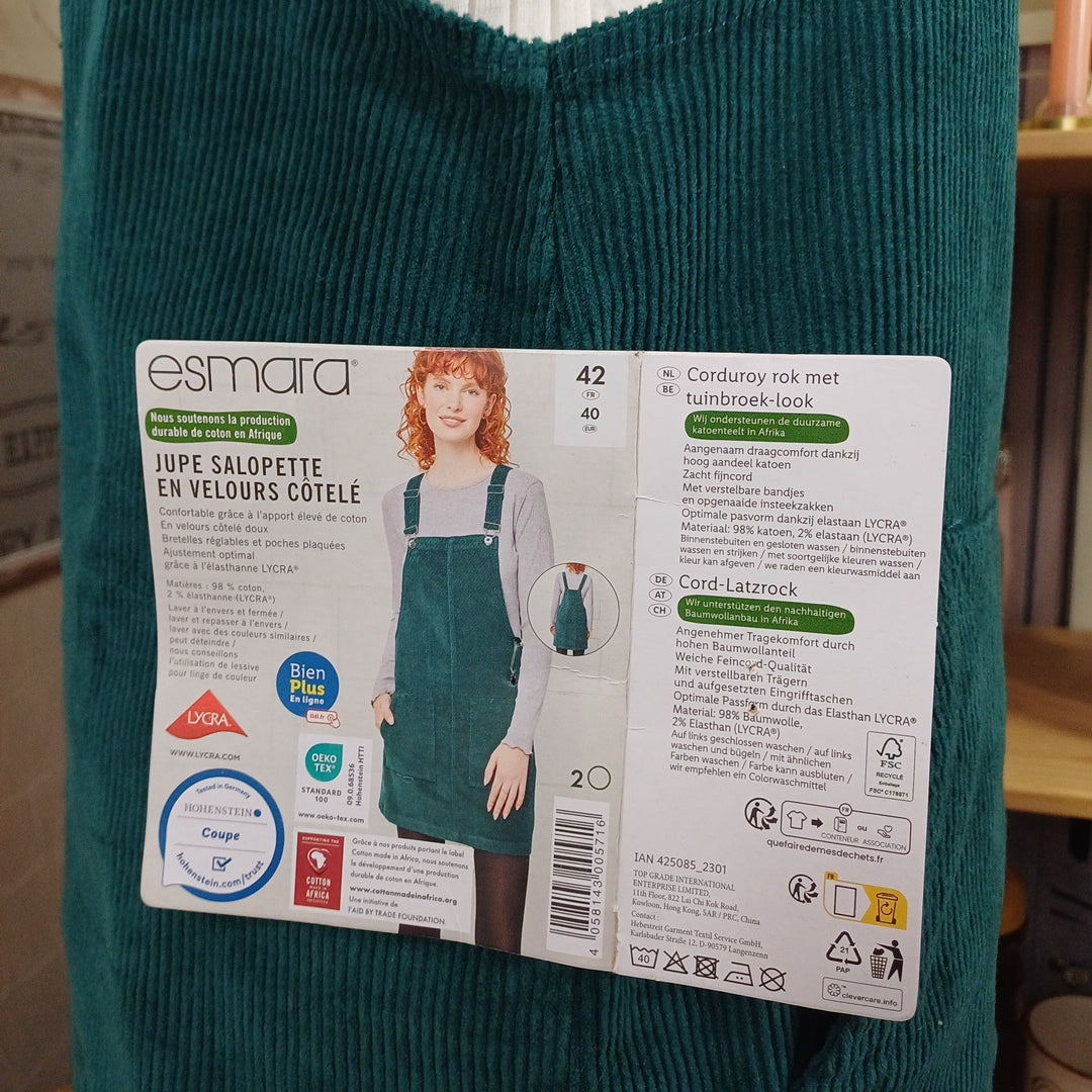 Jupe salopette, Esmara, taille 42