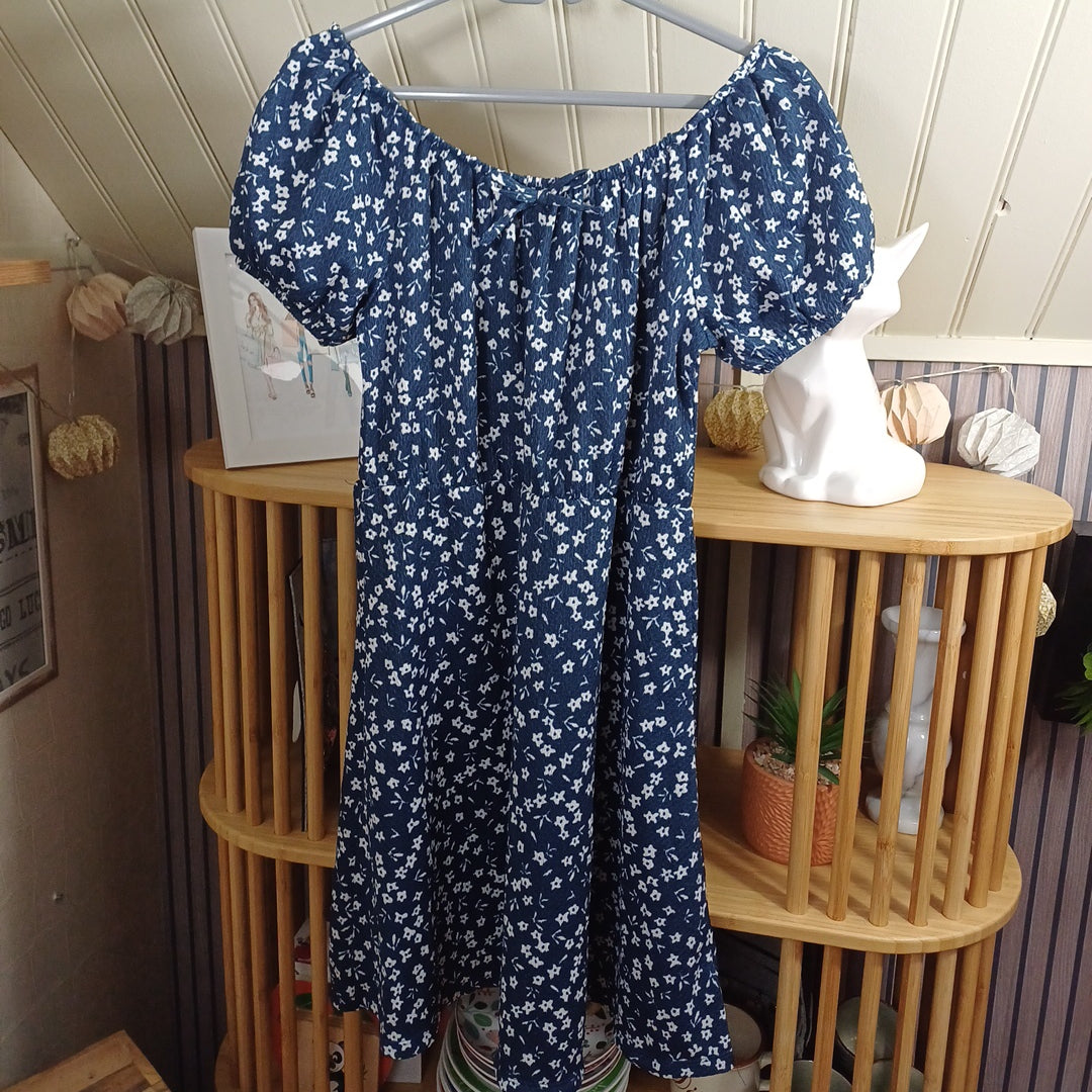Robe bleue, taille 12 ans