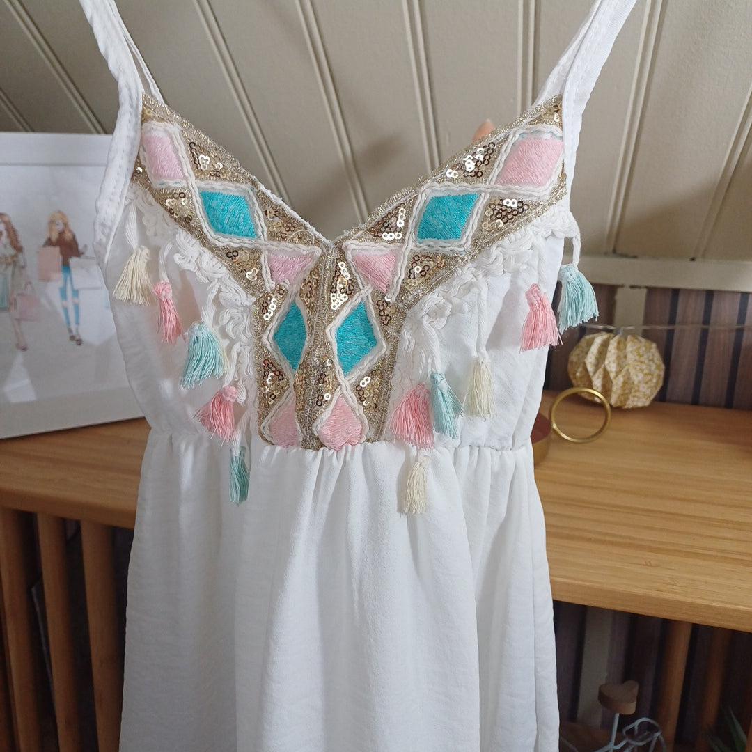 Robe blanche, taille 4 ans